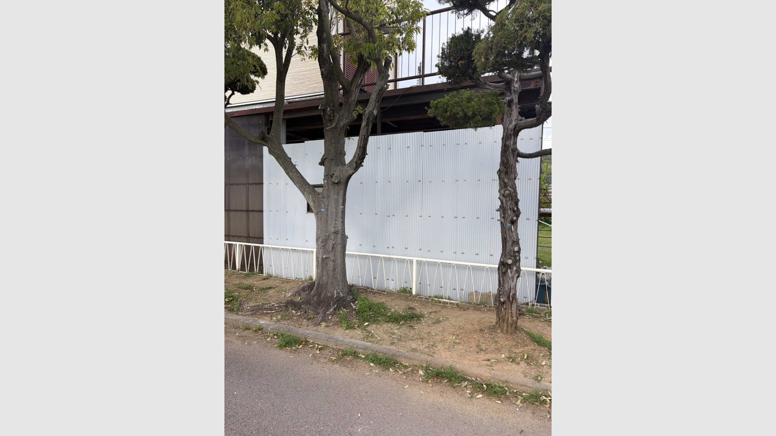 倉庫の波板貼り替え工事